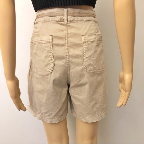 Dancer Hayes High Rise Wide Leg Tan Casual Shorts. US 10 Large - Picture 7 of 14